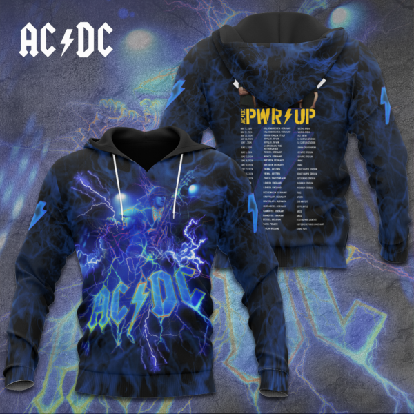 AC/DC 3D T-Shirt Hoodie Sweatshirt – Gift  for Men Women