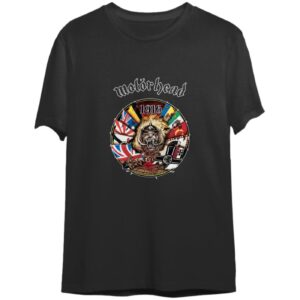 Vintage 1991 Motorhead Europe Tour Band Rock Shirt - 90s Retro Tee 1
