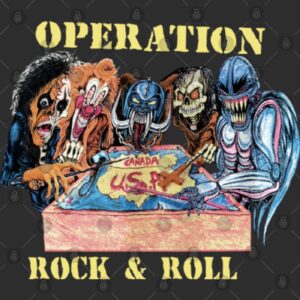 Vintage 1991 Operation Rock N Roll Motorhead Judas Priest Alice Cooper Metal Church Shirt 1