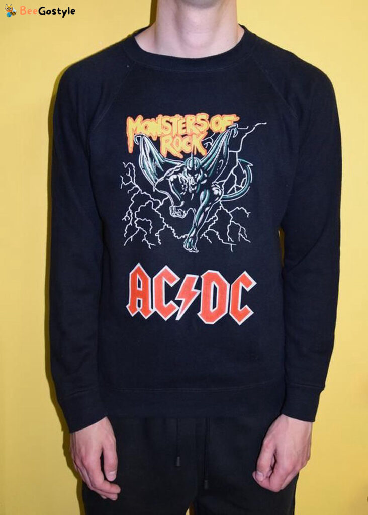Vintage 80s Ac Dc Monsters Of Rock Sweatshirt M Motorhead Aerosmith Kiss Ozzy Osbourne Black Sabbath Deep Purple Cooper Dio Vintage 80s Ac Dc Monsters Of Rock Sweatshirt M Motorhead Aerosmith Kiss Ozzy Osbourne Black Sabbath Deep Purple Cooper Dio