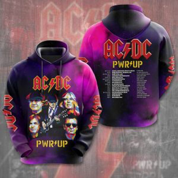 AC/DC 3D 3D T-Shirt – Sweatshirt – Hoodie