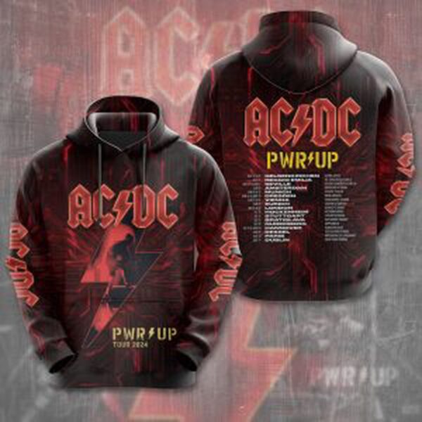 AC/DC 3D 3D T-Shirt – Sweatshirt – Hoodie