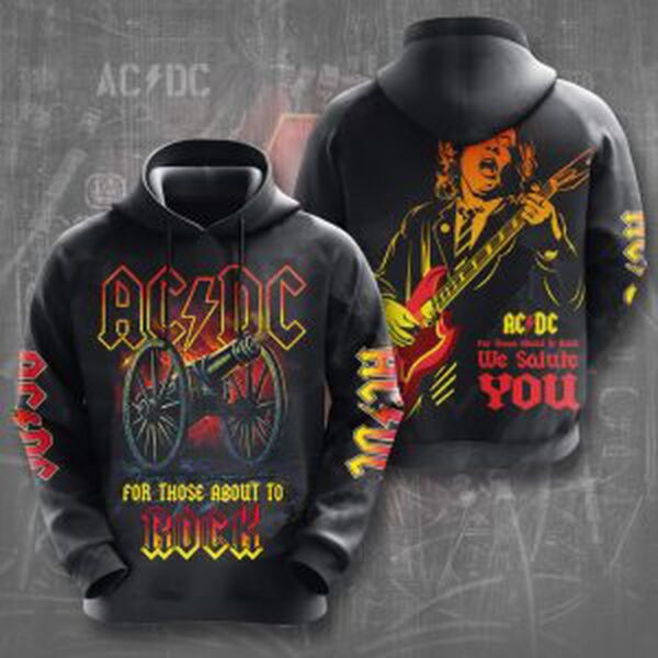 AC/DC 3D 3D T-Shirt – Sweatshirt – Hoodie Gift