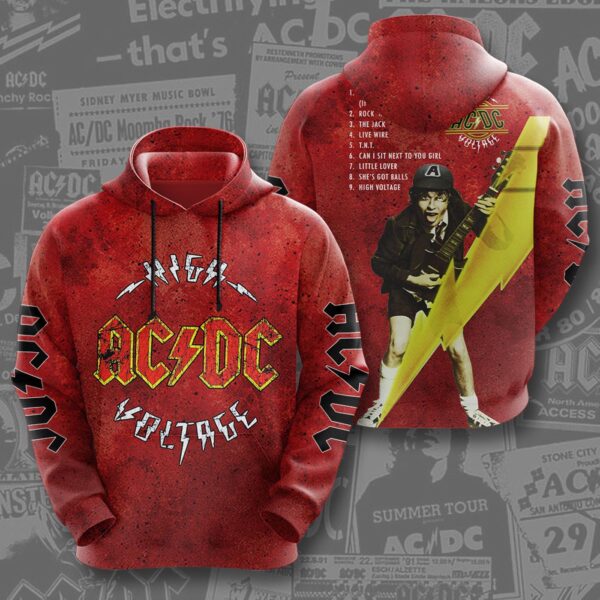 AC/DC 3D 3D T-Shirt – Sweatshirt – Hoodie Gift