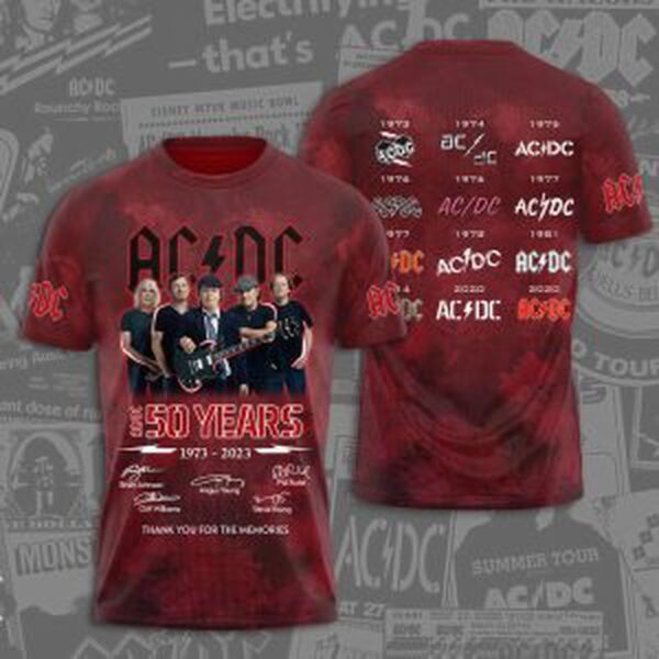 AC/DC 3D 3D T-Shirt – Sweatshirt – Hoodie Gift