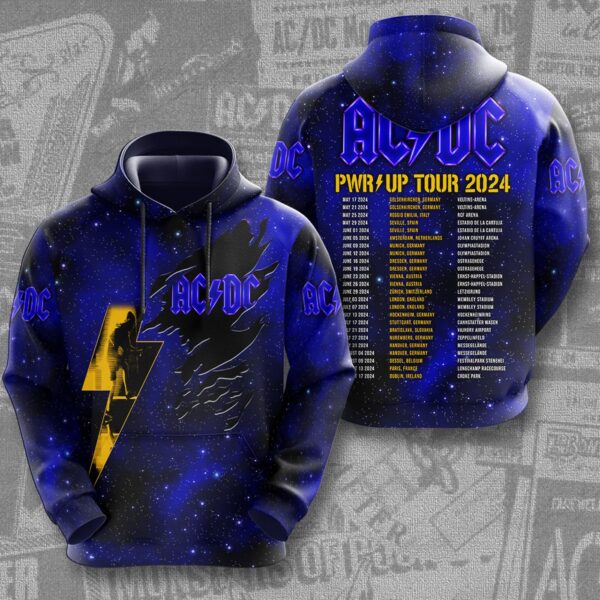 AC/DC 3D 3D T-Shirt – Sweatshirt – Hoodie – Gift  for Men Women