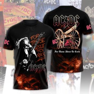 AC/DC 3D 3D T-Shirt - Sweatshirt - Hoodie – Gift  for Men Women