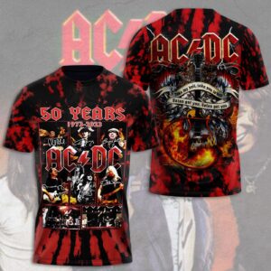 AC/DC 3D 3D T-Shirt - Sweatshirt - Hoodie – Gift  for Men Women