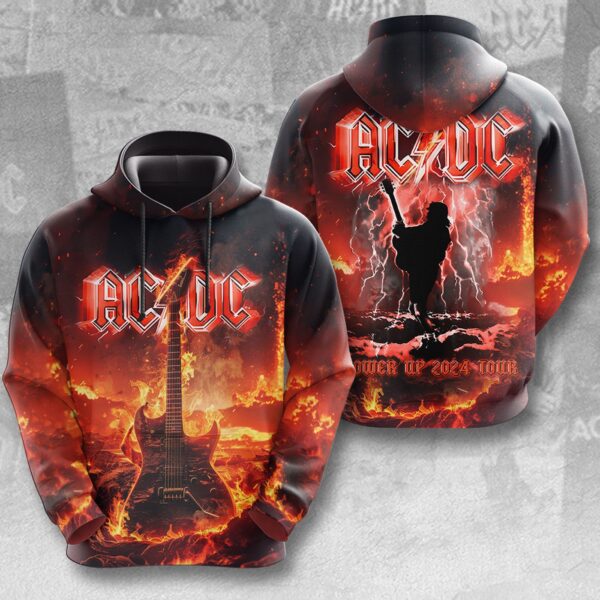 AC/DC 3D 3D T-Shirt – Sweatshirt – Hoodie – Gift  for Men Women