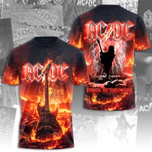 AC/DC 3D 3D T-Shirt - Sweatshirt - Hoodie – Gift  for Men Women