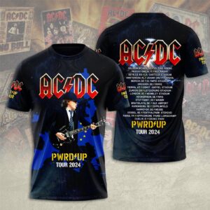 AC/DC 3D 3D T-Shirt - Sweatshirt - Hoodie – Gift  for Men Women