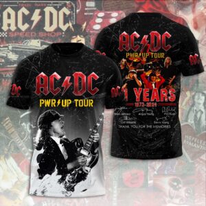 AC/DC 3D T-Shirt – Gift for Men Women