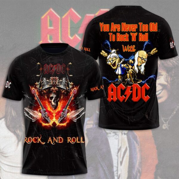 AC/DC 3D T-Shirt – Gift  for Men Women