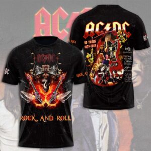 AC/DC 3D T-Shirt – Gift  for Men Women