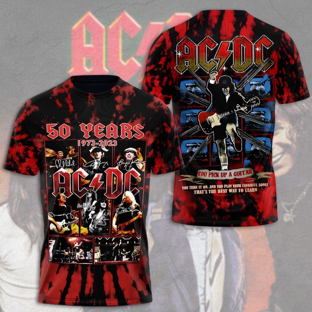 AC/DC 3D T-Shirt – Gift for Men Women AC/DC 3D T-Shirt – Gift for Men Women
