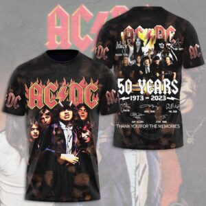 AC/DC 3D T-Shirt – Gift  for Men Women