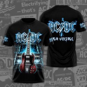 AC/DC 3D T-Shirt Hoodie Sweatshirt – Gift  for Men Women