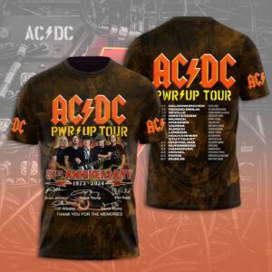 AC/DC 3D T-Shirt Hoodie Sweatshirt – Gift for Men Women