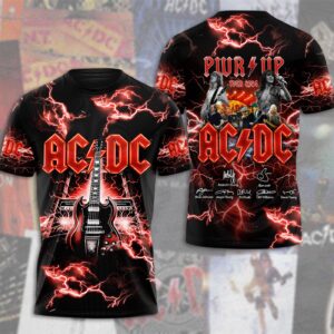 AC/DC 3D T-Shirt Hoodie Sweatshirt – Gift  for Men Women