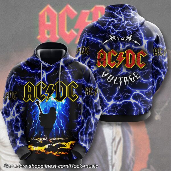 AC/DC 3D T-Shirt Hoodie Sweatshirt – Gift  for Men Women