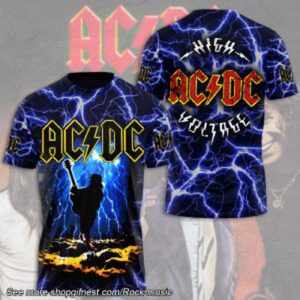 AC/DC 3D T-Shirt Hoodie Sweatshirt – Gift for Men Women 3