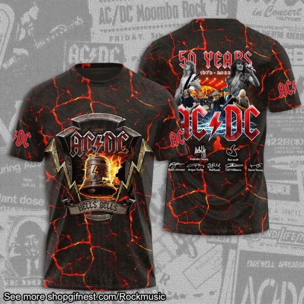 AC/DC 3D T-Shirt Hoodie Sweatshirt – Gift  for Men Women