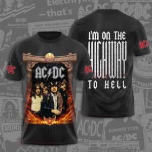 AC/DC 3D T-Shirt Hoodie Sweatshirt – Gift  for Men Women
