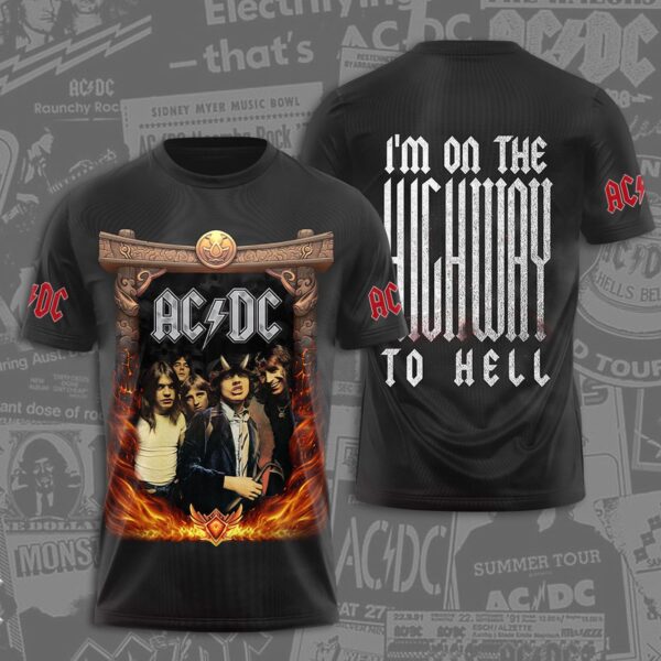 AC/DC 3D T-Shirt Hoodie Sweatshirt – Gift  for Men Women