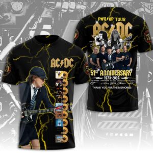 AC/DC 3D T-Shirt Hoodie Sweatshirt – Gift  for Men Women