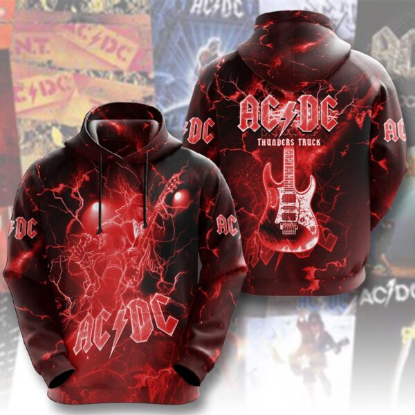 AC/DC 3D T-Shirt Hoodie Sweatshirt – Gift  for Men Women