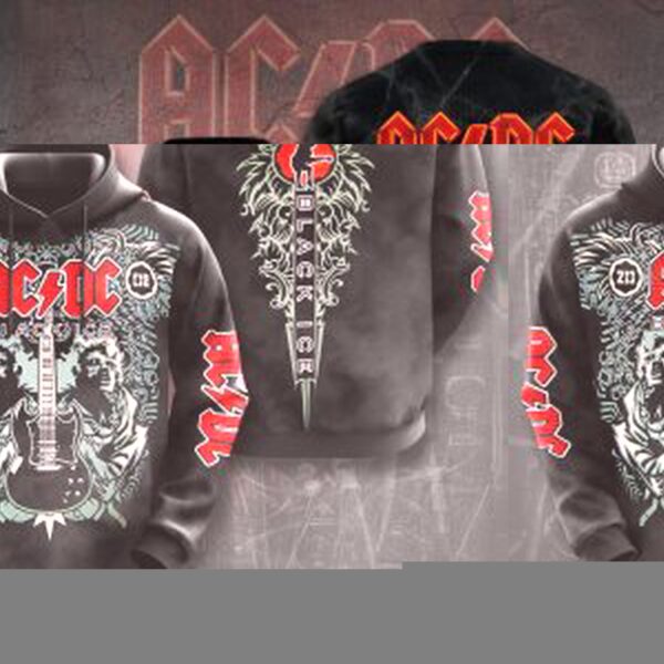 AC/DC 3D T-Shirt Hoodie Sweatshirt – Gift for Men Women