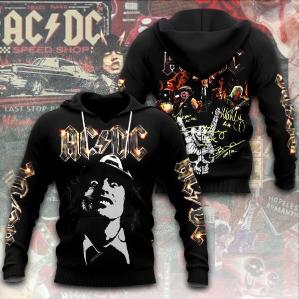AC/DC 3D T-Shirt Hoodie Sweatshirt – Gift for Men Women