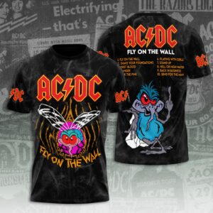AC/DC 3D T-Shirt Hoodie Sweatshirt – Gift for Men Women