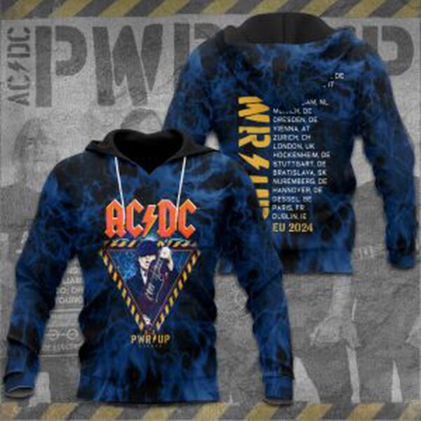 AC/DC 3D T-Shirt Hoodie Sweatshirt – Gift  for Men Women