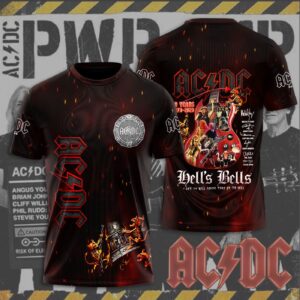 AC/DC 3D T-Shirt Hoodie Sweatshirt – Gift  for Men Women
