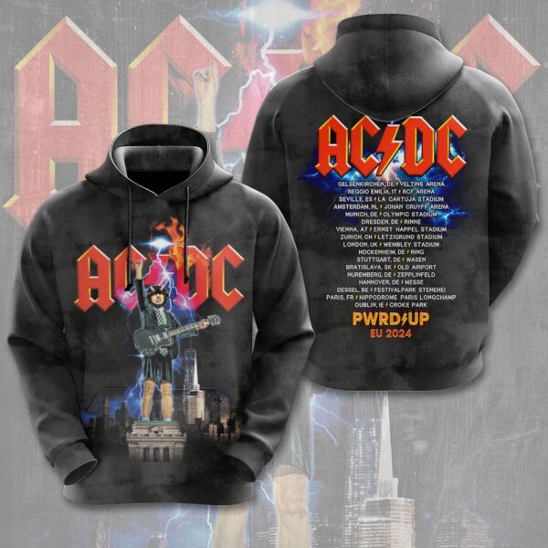 AC/DC 3D T-Shirt Hoodie Sweatshirt – Gift for Men Women