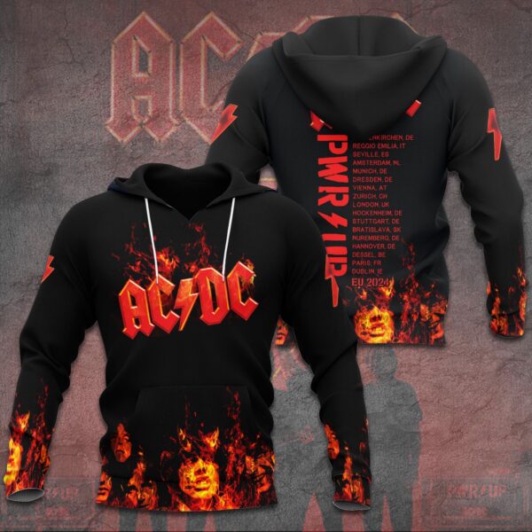 AC/DC 3D T-Shirt Hoodie Sweatshirt – Gift for Men Women