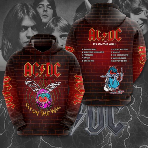 AC/DC 3D T-Shirt Hoodie Sweatshirt- Gift for Men Women