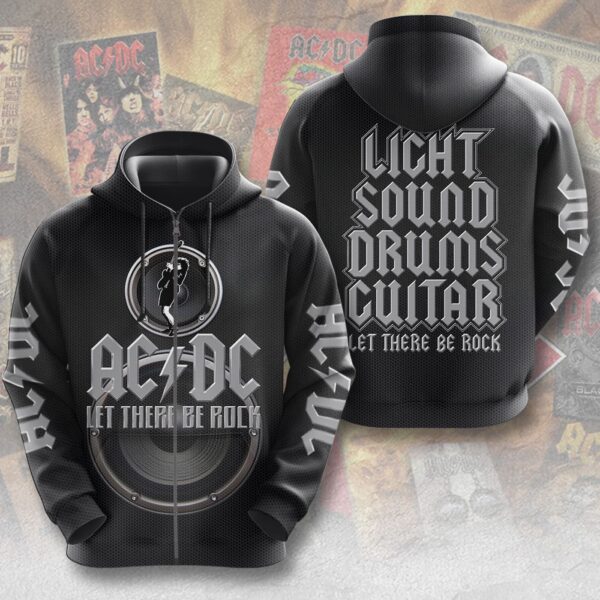 AC/DC 3D T-Shirt Hoodie Sweatshirt- Gift for Men Women