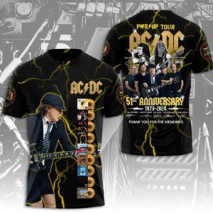 AC/DC 3D T-Shirt Hoodie Sweatshirt – Gift for Men Women 1