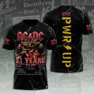AC/DC 3D T-Shirt Hoodie Sweatshirt – Gift for Men Women