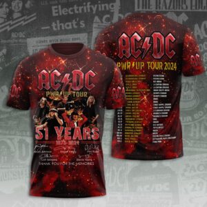 AC/DC 3D T-Shirt Hoodie Sweatshirt – Gift for Men Women