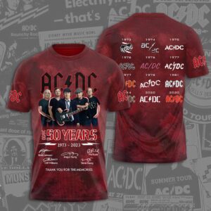 AC/DC 3D T-Shirt Hoodie Sweatshirt – Gift  for Men Women