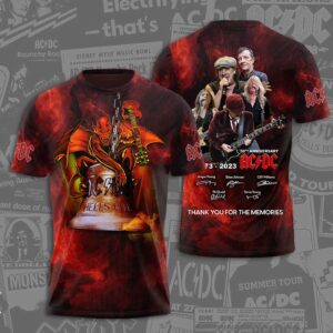 AC/DC 3D T-Shirt Hoodie Sweatshirt – Gift  for Men Women
