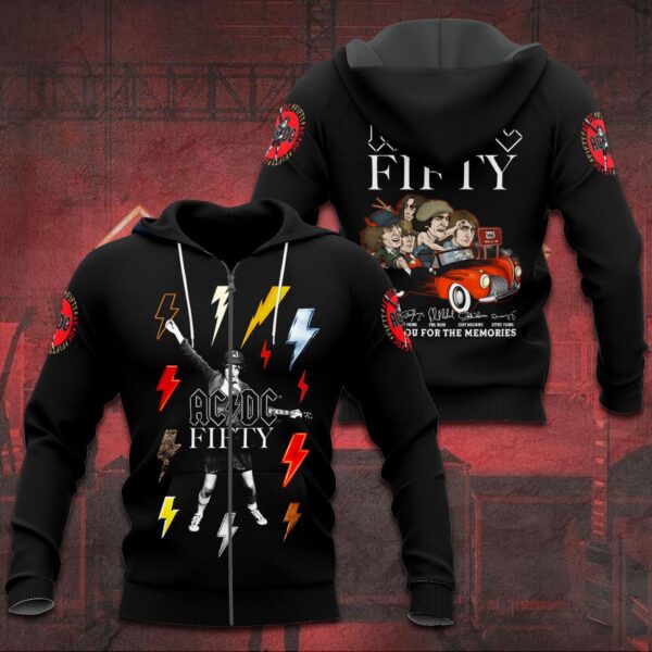 AC/DC 3D T-Shirt Hoodie Sweatshirt – Gift  for Men Women