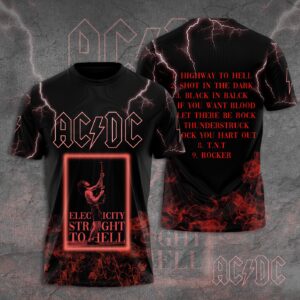 AC/DC 3D T-Shirt Hoodie Sweatshirt – Gift for Men Women