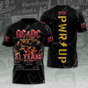 AC/DC 3D T-Shirt Hoodie Sweatshirt – Gift for Men Women 1