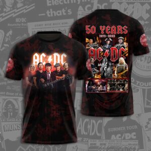 AC/DC 3D T-Shirt Hoodie Sweatshirt – Gift  for Men Women