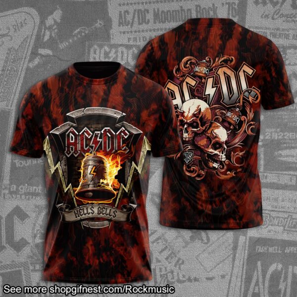 AC/DC 3D T-Shirt Hoodie Sweatshirt – Gift  for Men Women