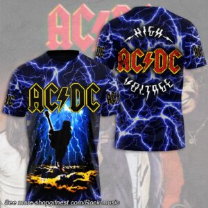 AC/DC 3D T-Shirt Hoodie Sweatshirt – Gift  for Men Women